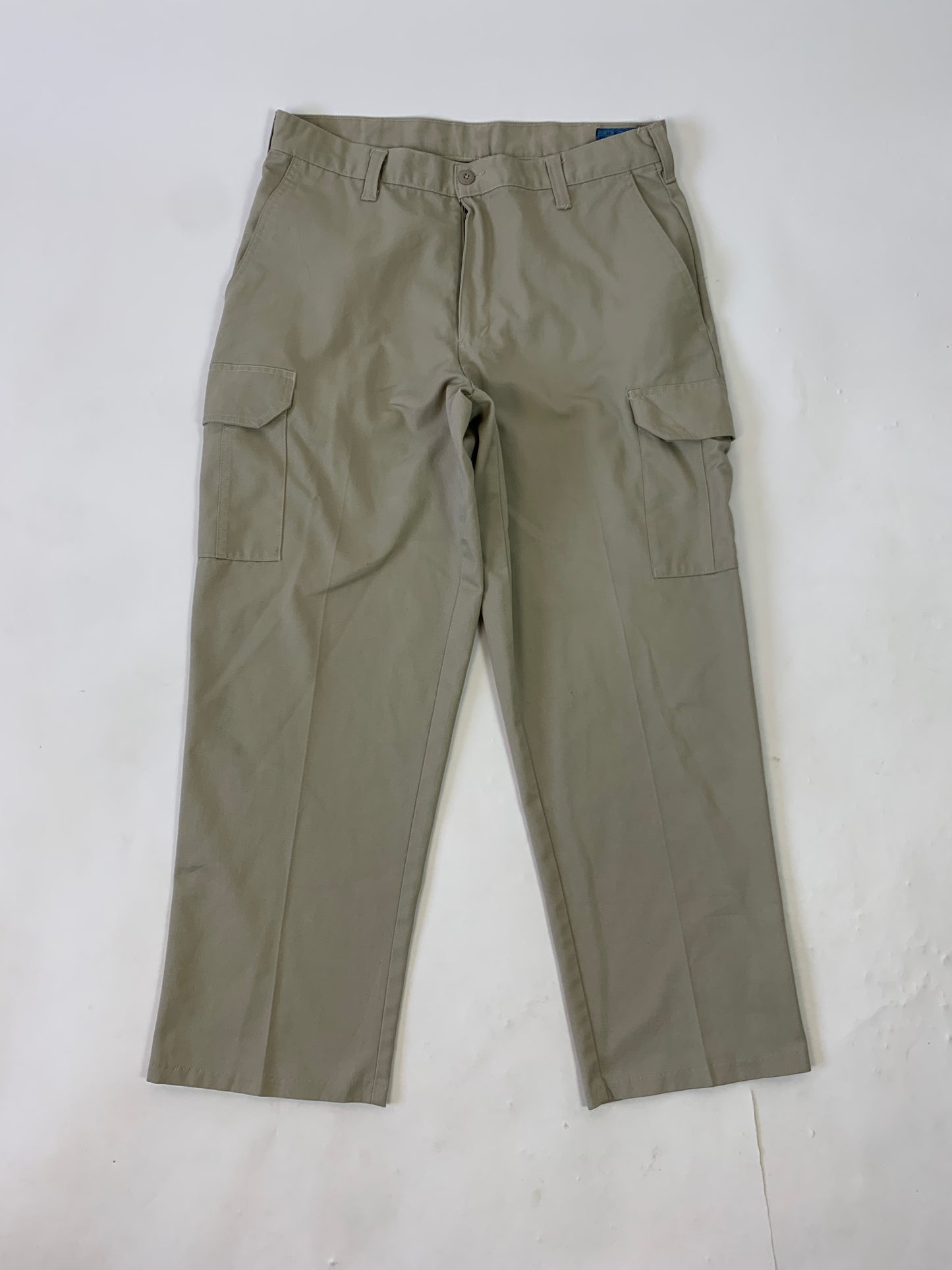 Vintage Cargo Beige Pants - 32