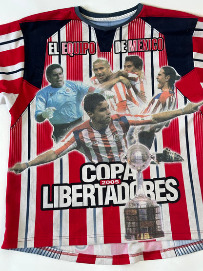 Jersey Chivas Guadalajara Copa Livertadores 2005 Vintage - XL