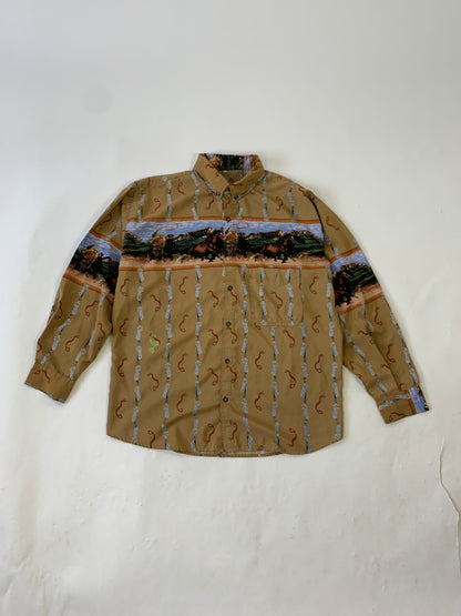 Marlboro Cowboy Vintage Shirt - L