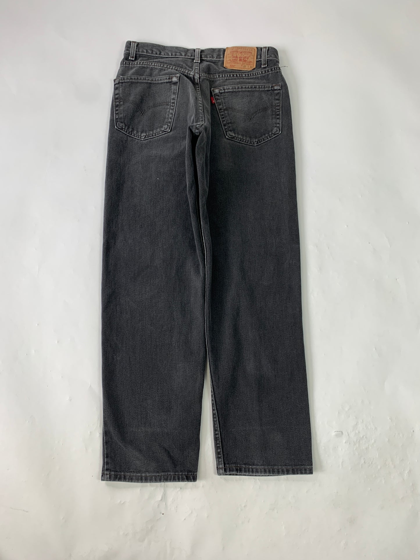 Levis Black 550 Vintage Jeans - 33 x 32