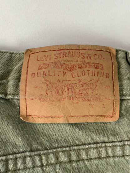 Levis Olive Carpenter Vintage Jeans - 28