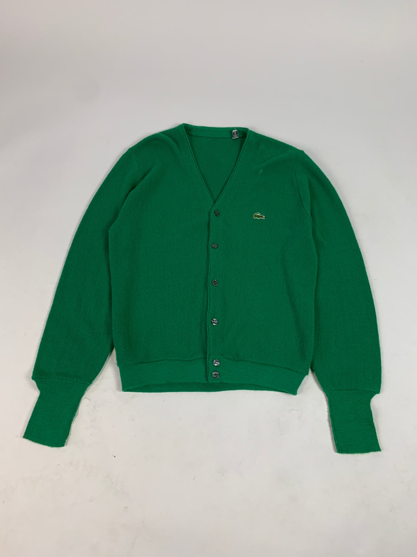 Lacoste Green Vintage Cardigan - L