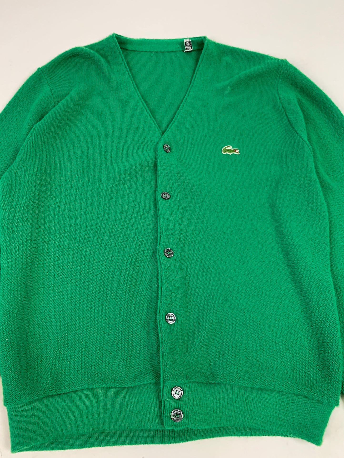 Lacoste Green Vintage Cardigan - L