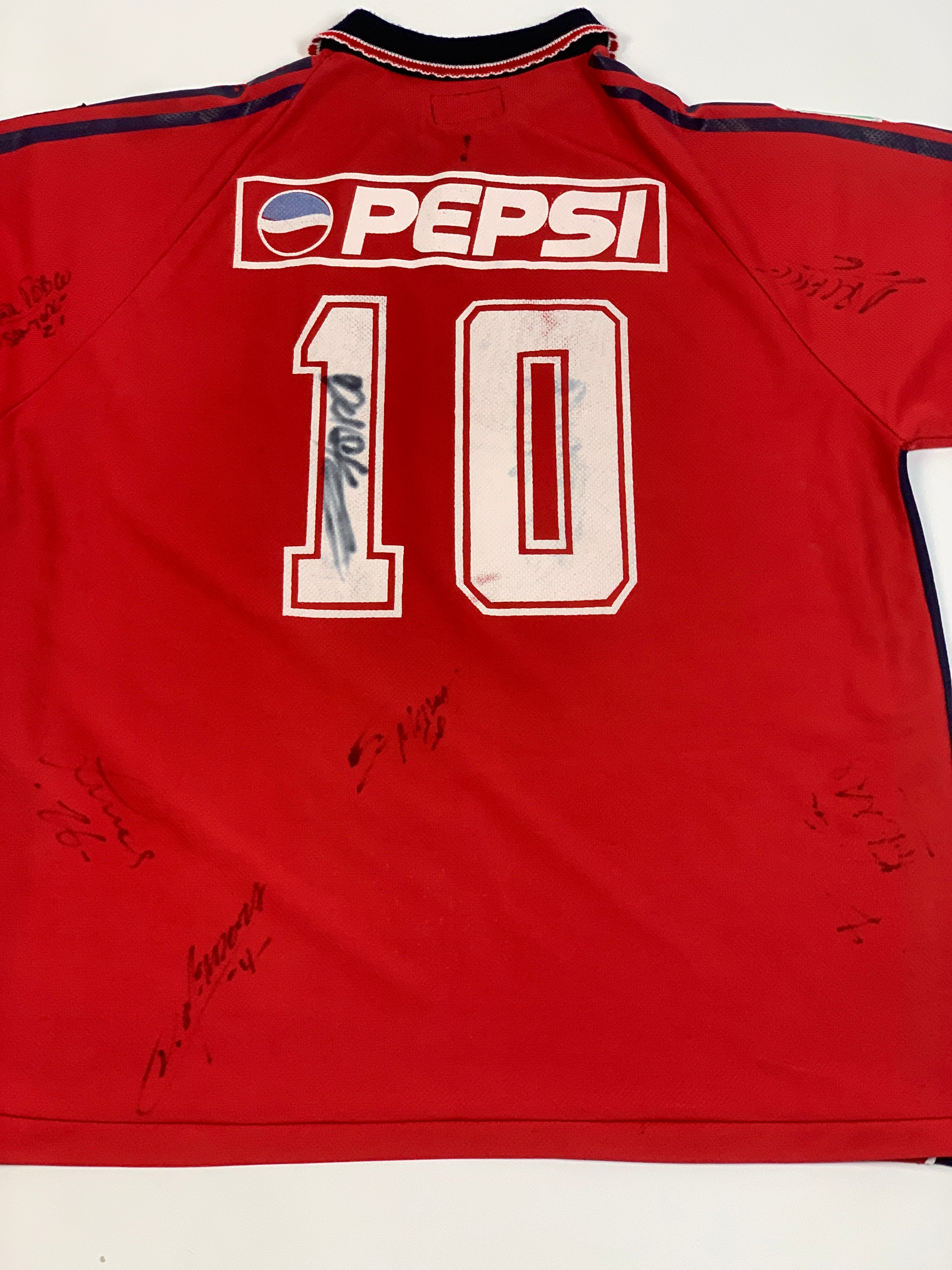 Maillot Vintage Veracruz Requins Rouges Cuauhtémoc Blanco Taille L - Occasion Rare