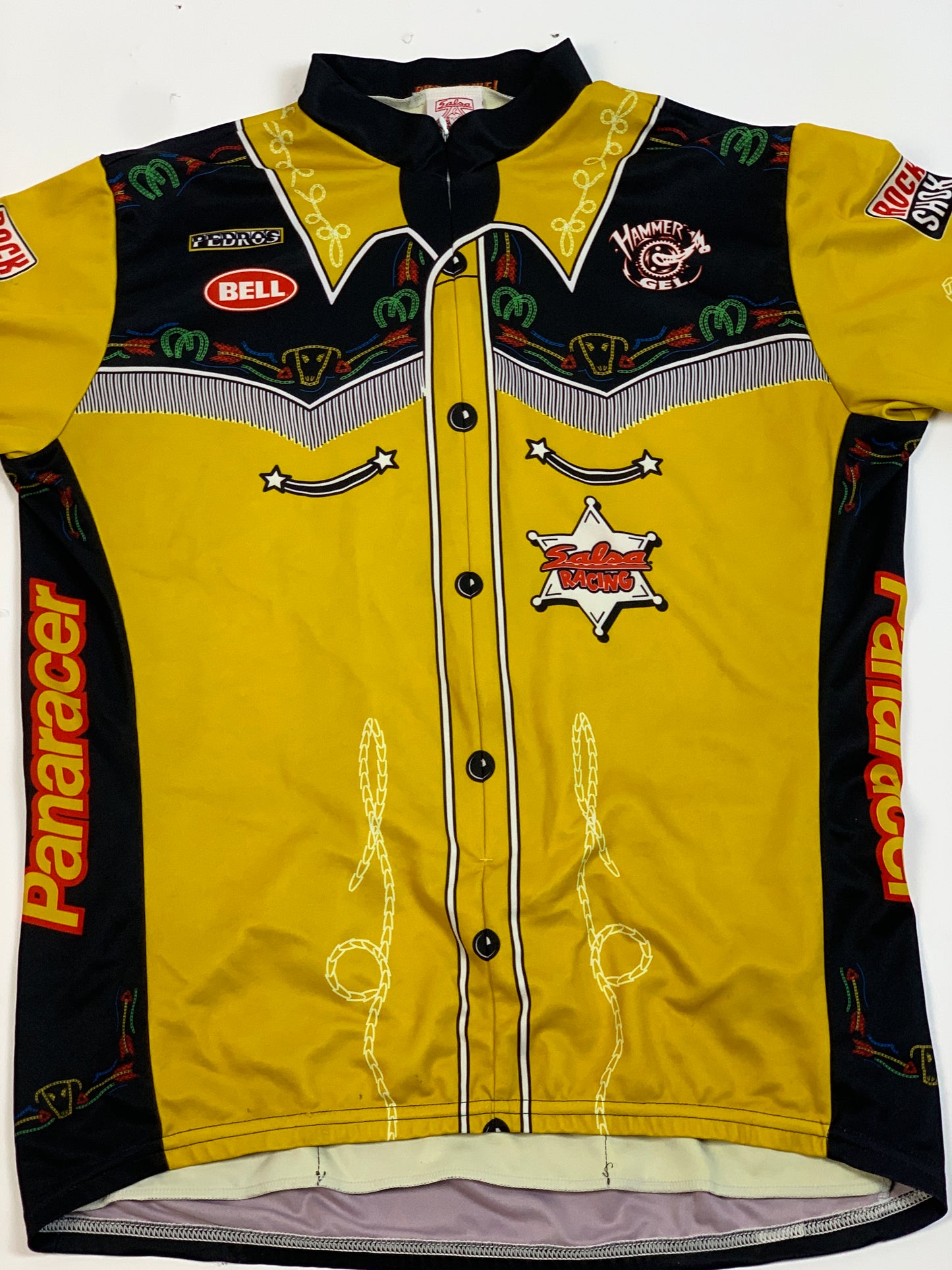 Jersey Cycling Aussie Salsa Racing Cowboy Western Vintage - L