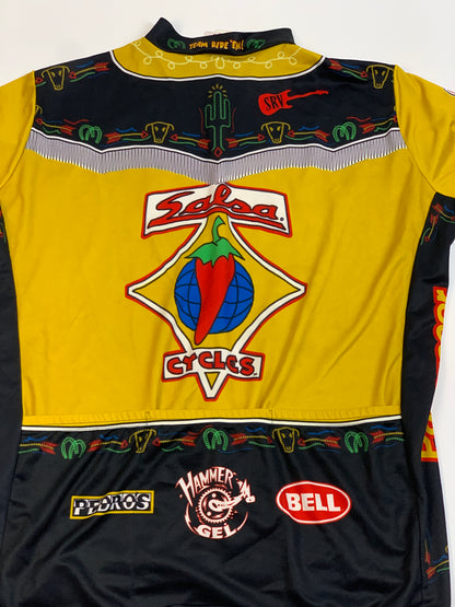 Jersey Cycling Aussie Salsa Racing Cowboy Western Vintage - L