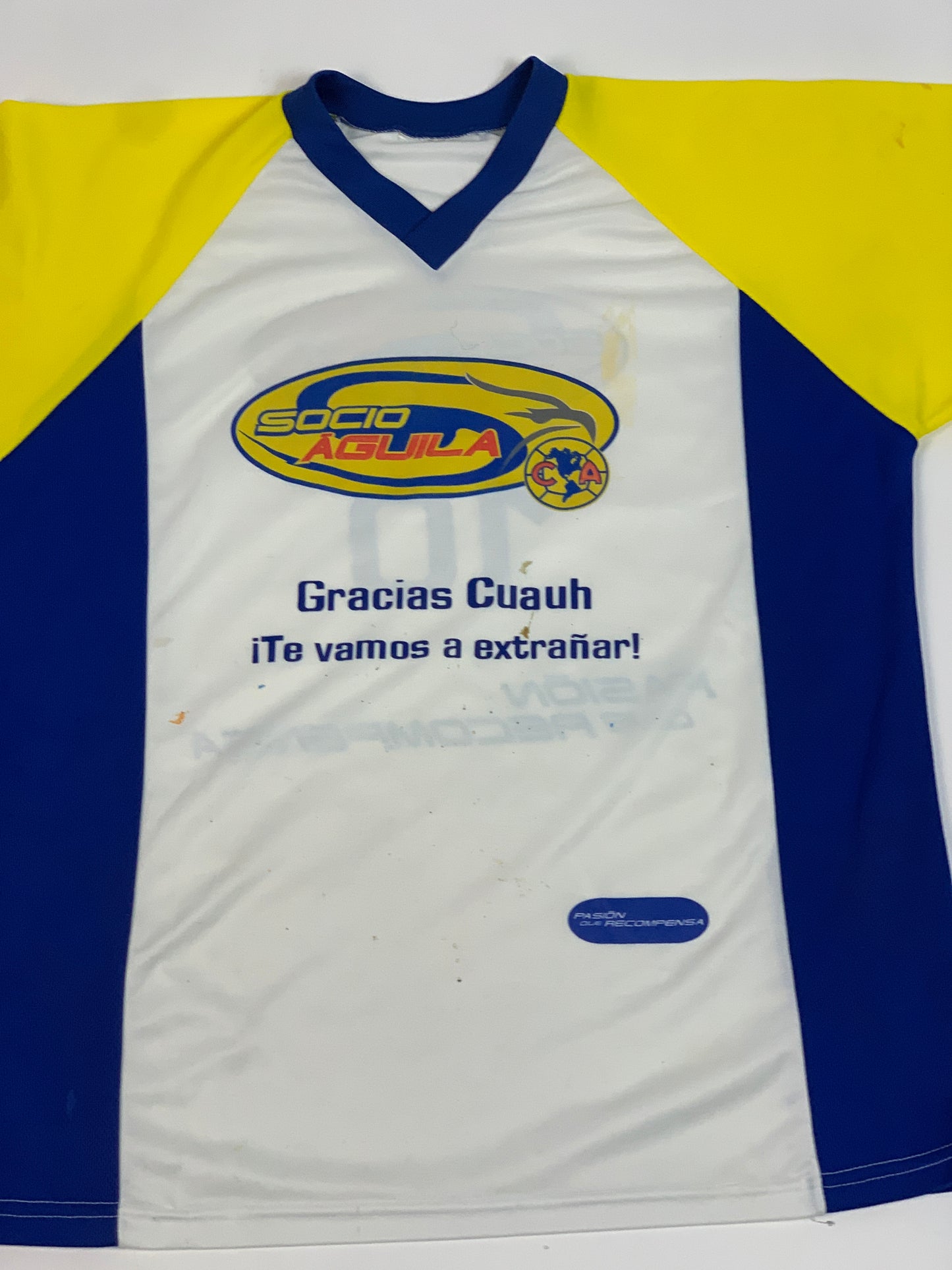 Jersey Socio Aguila Despedida Cuautemoc White 2014 - L