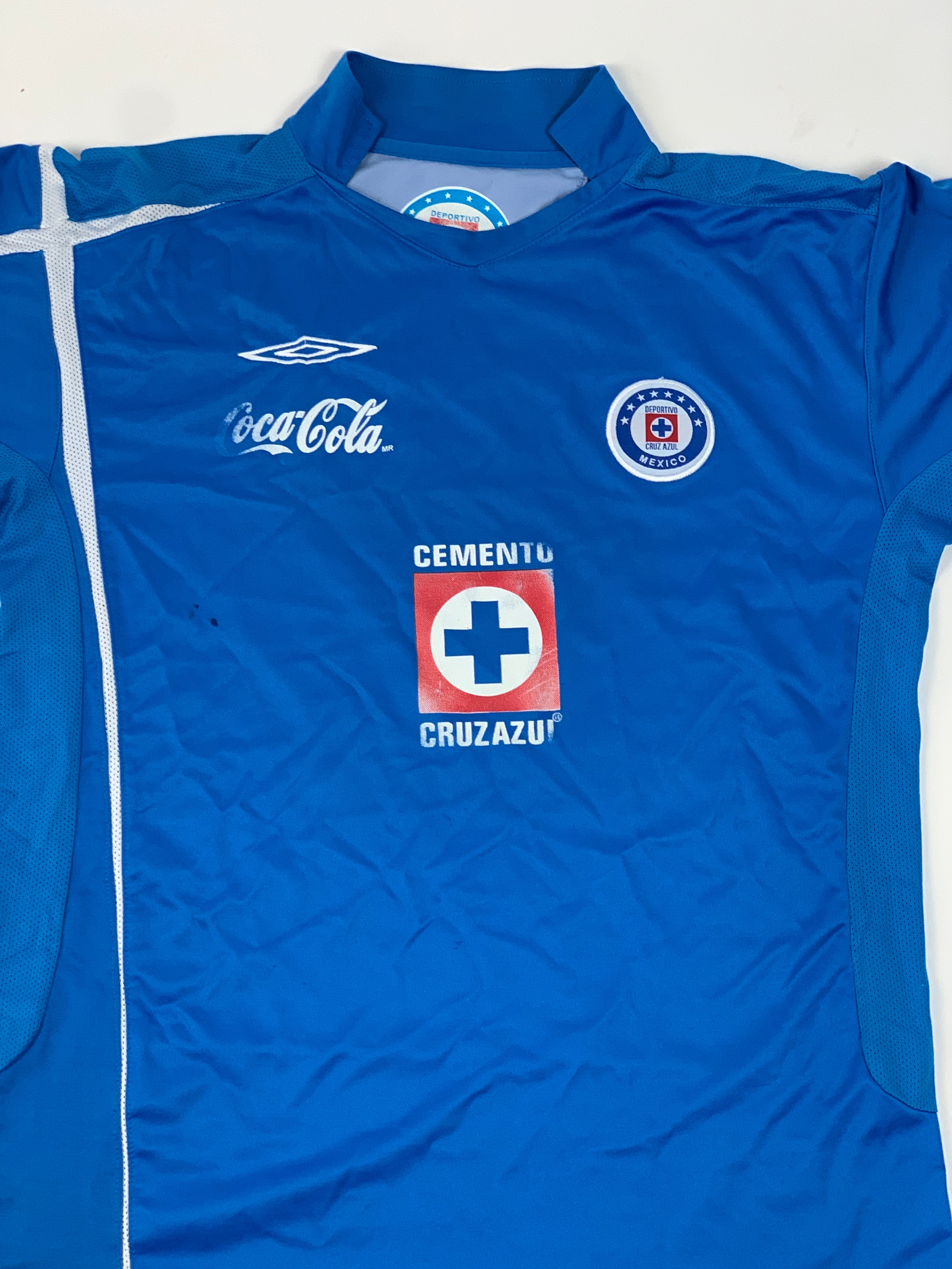 希少 00s vintage UMBRO Cruz Azul uniform Jersey Cruz Azul Umbro Vintage - L – Ropa Chidx