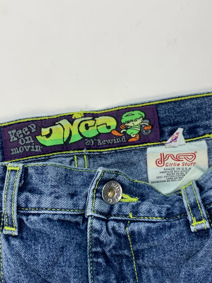 JNCO 20'' Rewind Vintage Baggy Girl Embroidery Wide Jeans - 9