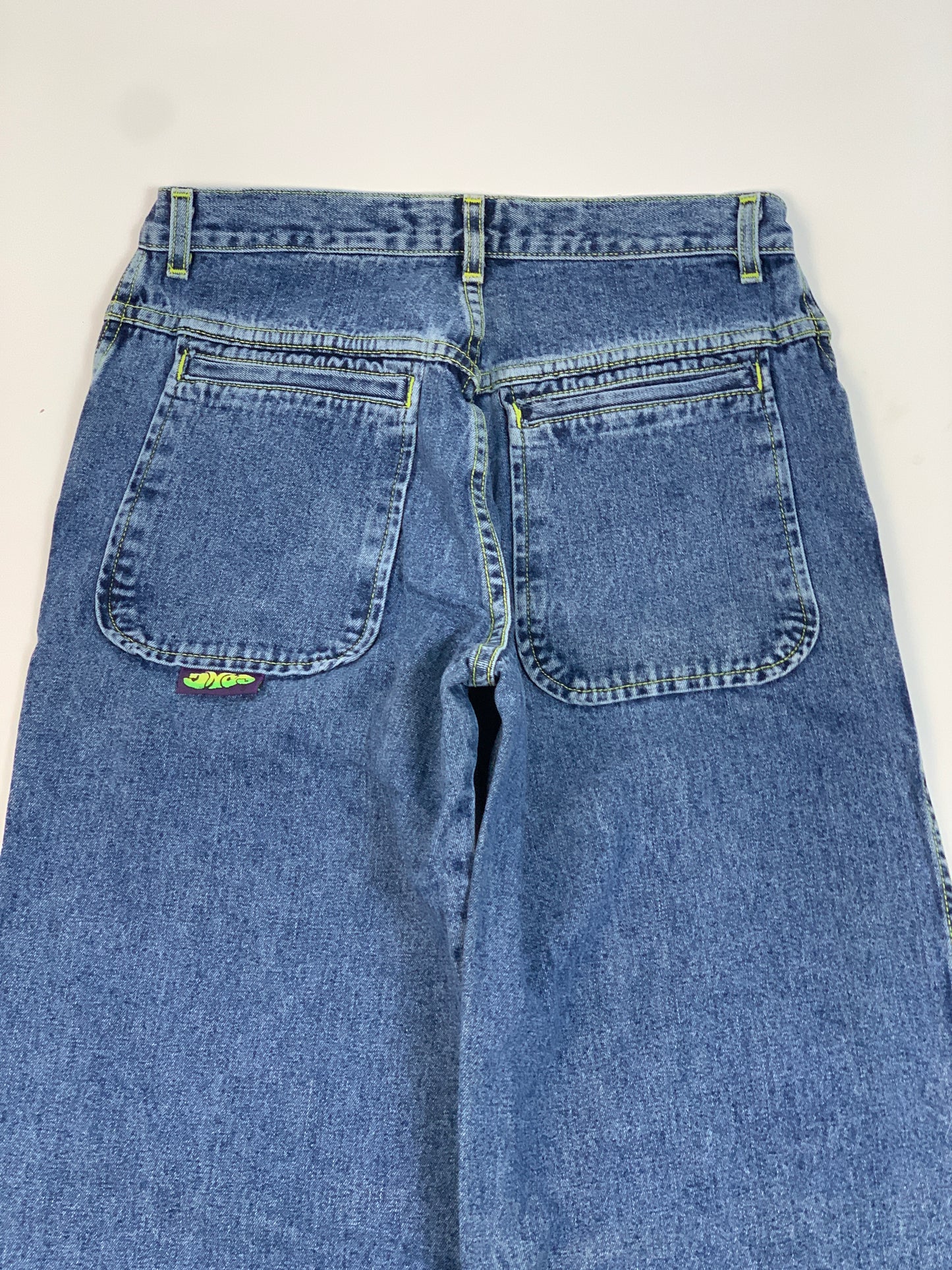 JNCO 20'' Rewind Vintage Baggy Girl Embroidery Wide Jeans - 9