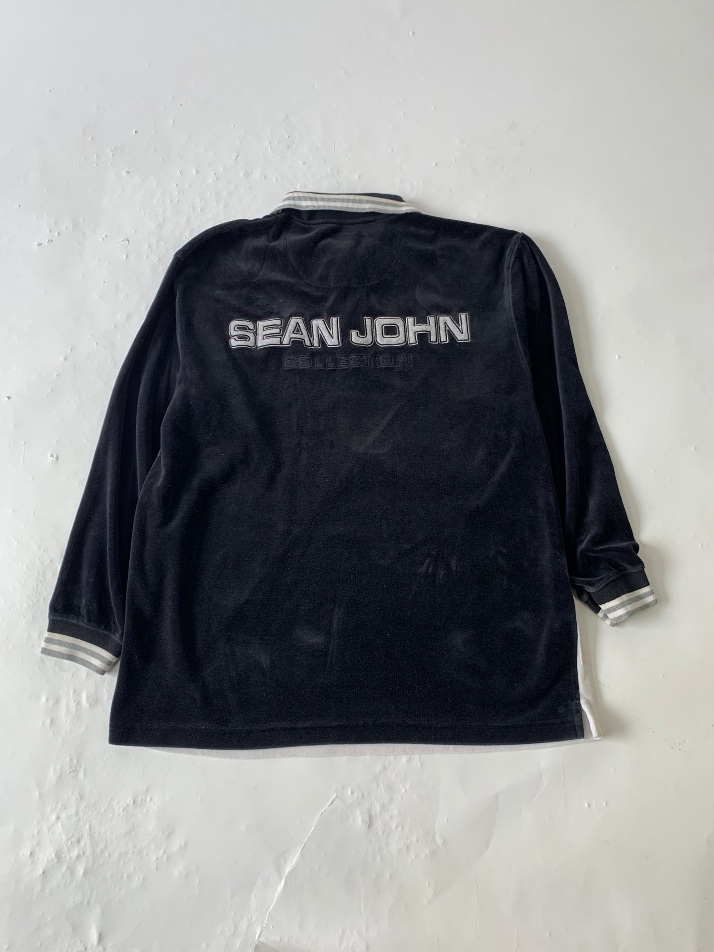 Sean John Velvet Vintage Polo - L