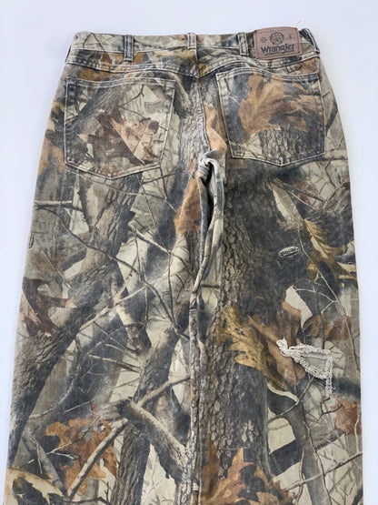 Wrangler Realtree Double Knee Vintage Camo Pants - 32