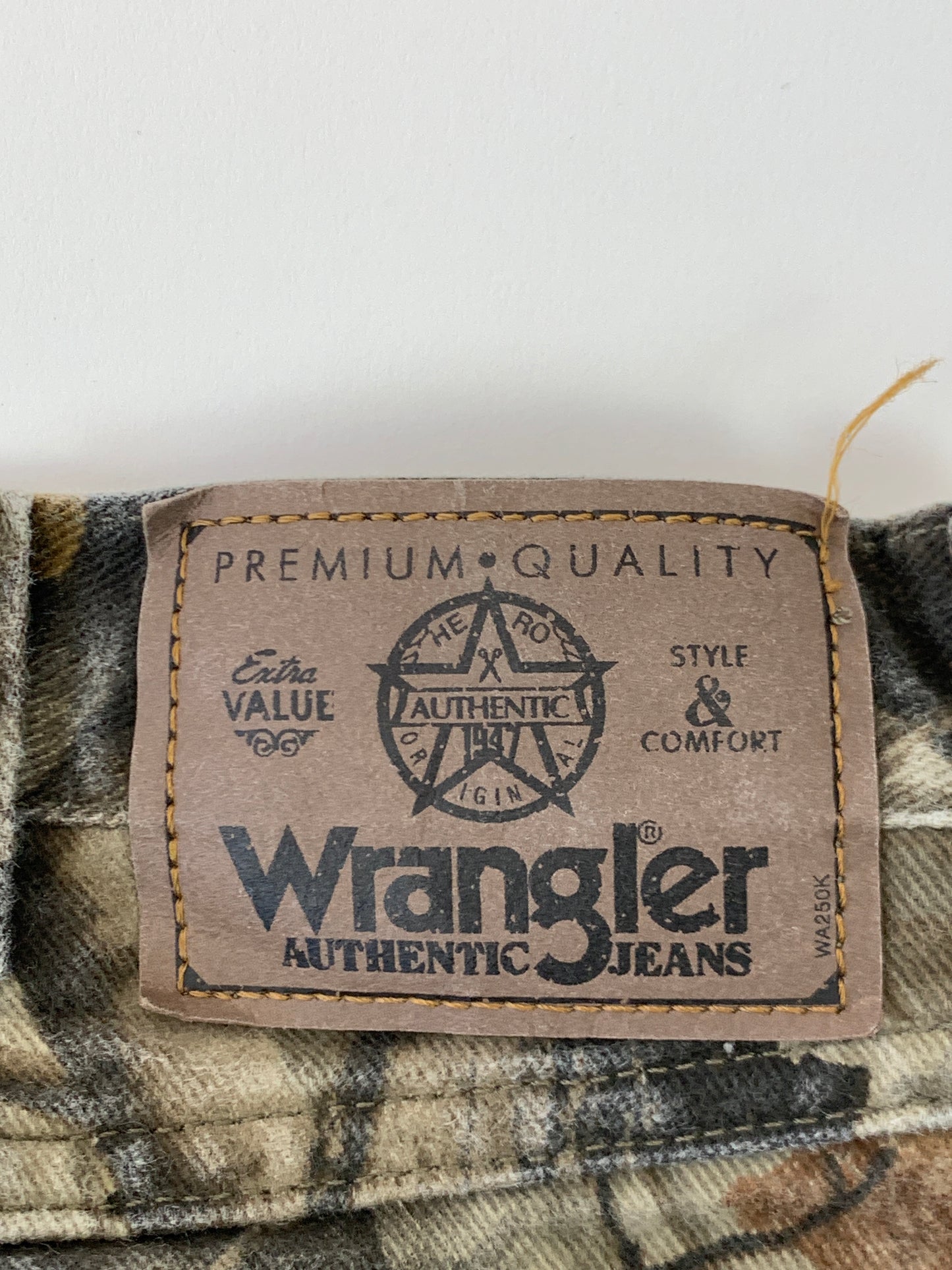 Wrangler Realtree Double Knee Vintage Camo Pants - 32