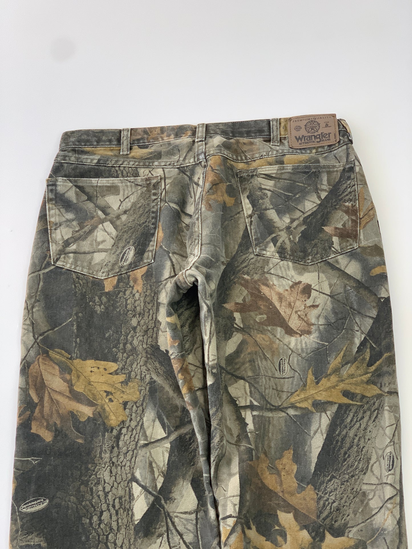 Wrangler Realtree Double Knee Vintage Camo Pants - 36 x 30