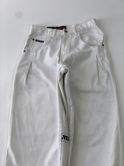 Boom Carpenter Embroidery Vintage Pants - 28