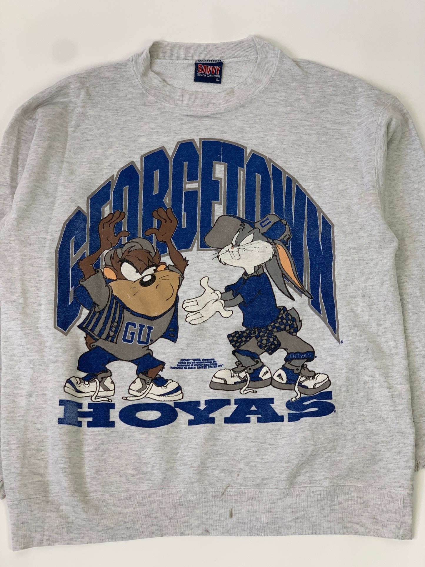 Georgetown Looney Tunes Crewneck Vintage - L