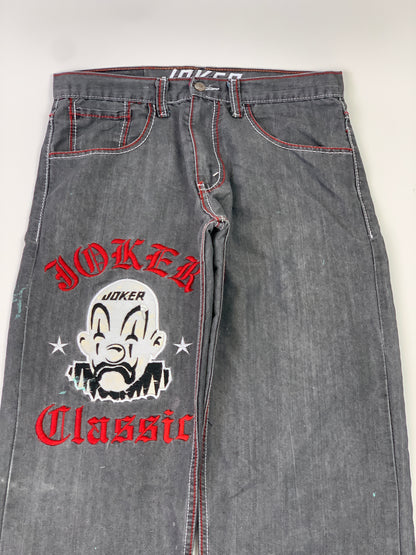 Joker Classic Embroidery Vintage Jeans - 32