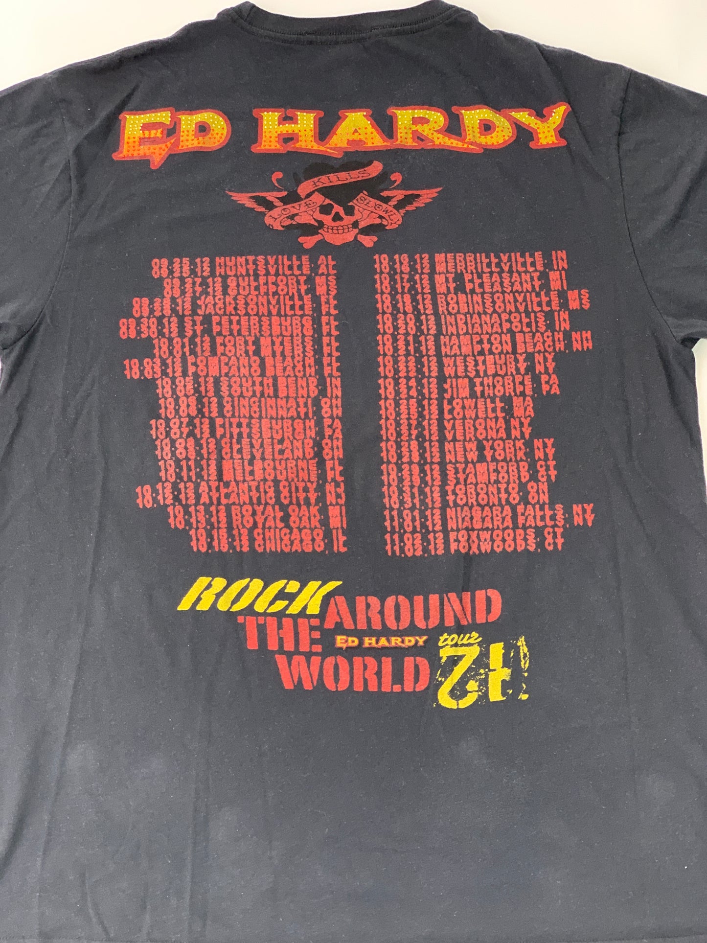 Ed Hardy World Tour Rock Tee 2012 - XXL