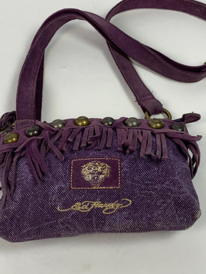 Ed Hardy Vintage Studded Shoulder Bag