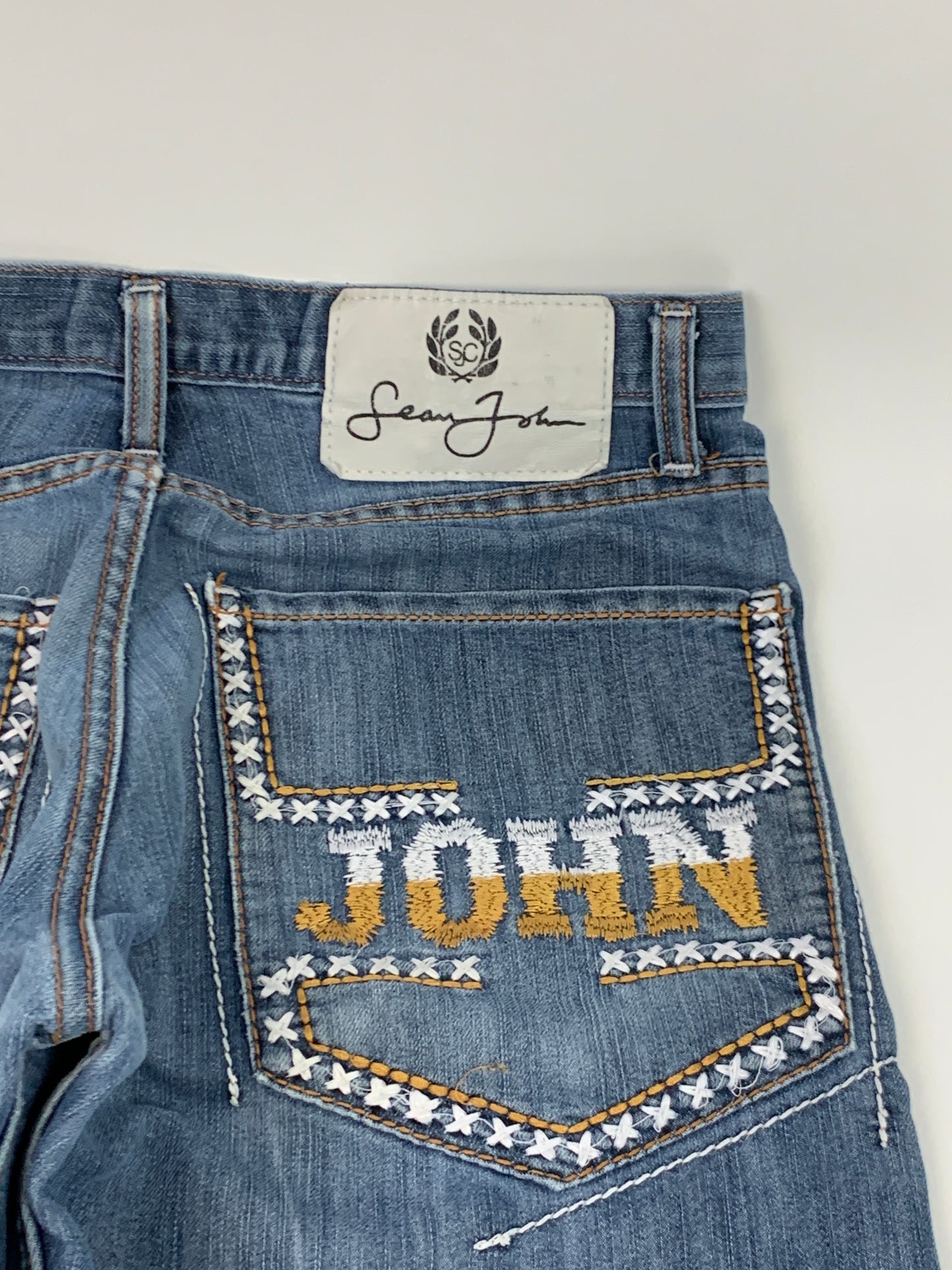 Sean John Y2K Embroidery Vintage Jeans - 32