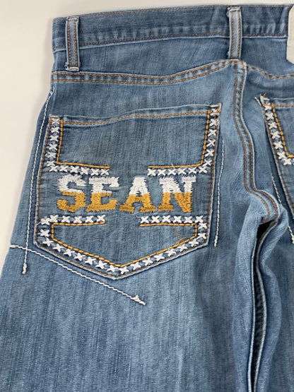 Sean John Y2K Embroidery Vintage Jeans - 32