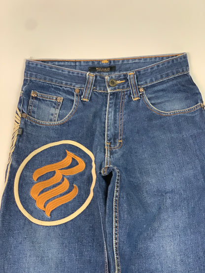 Rocawear Y2K All Over Embroidery Vintage Jeans - 30