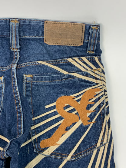 Rocawear Y2K All Over Embroidery Vintage Jeans - 30