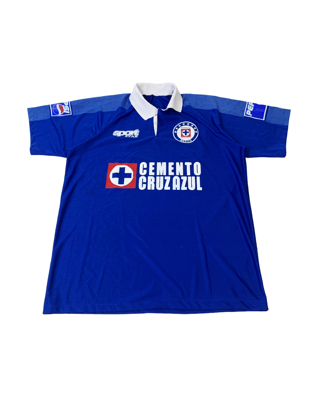 Cruz Azul Sport Star Vintage Jersey - XL