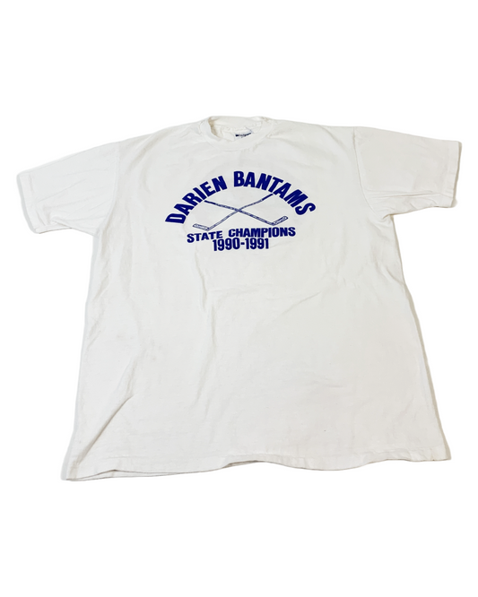 Darien Bantams 1991 Vintage T-Shirt - L
