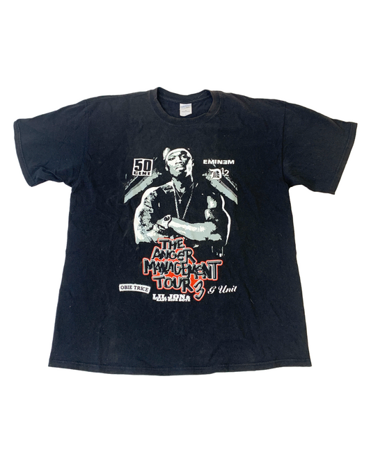 The Anger Management Tour 3 Vintage T-Shirt "50 Cent"  XL