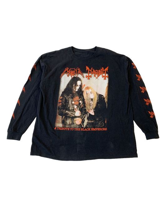 Morbia Mayhem Black Metal Long Sleeve T-Shirt - L