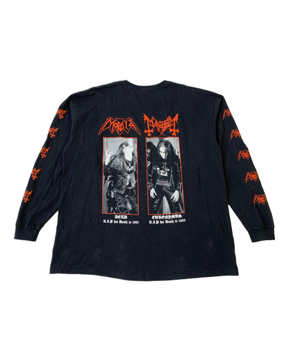 Morbia Mayhem Black Metal Long Sleeve T-Shirt - L