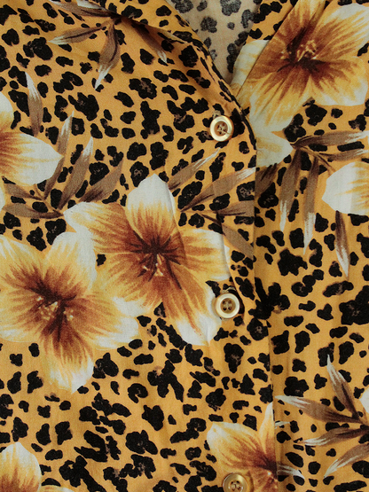 Vintage Animal Print Shirt