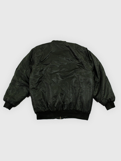 Olive Vintage Bomber