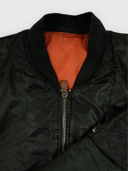 Olive Vintage Bomber