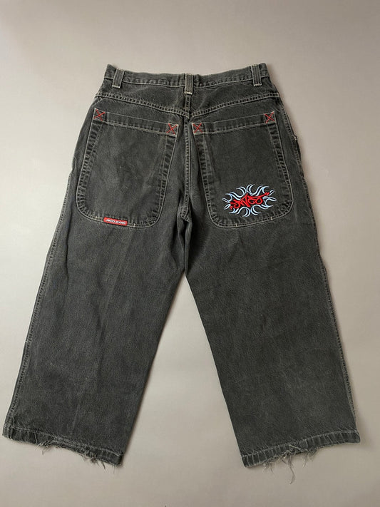 JNCO Wide Vintage Black Jeans - 34