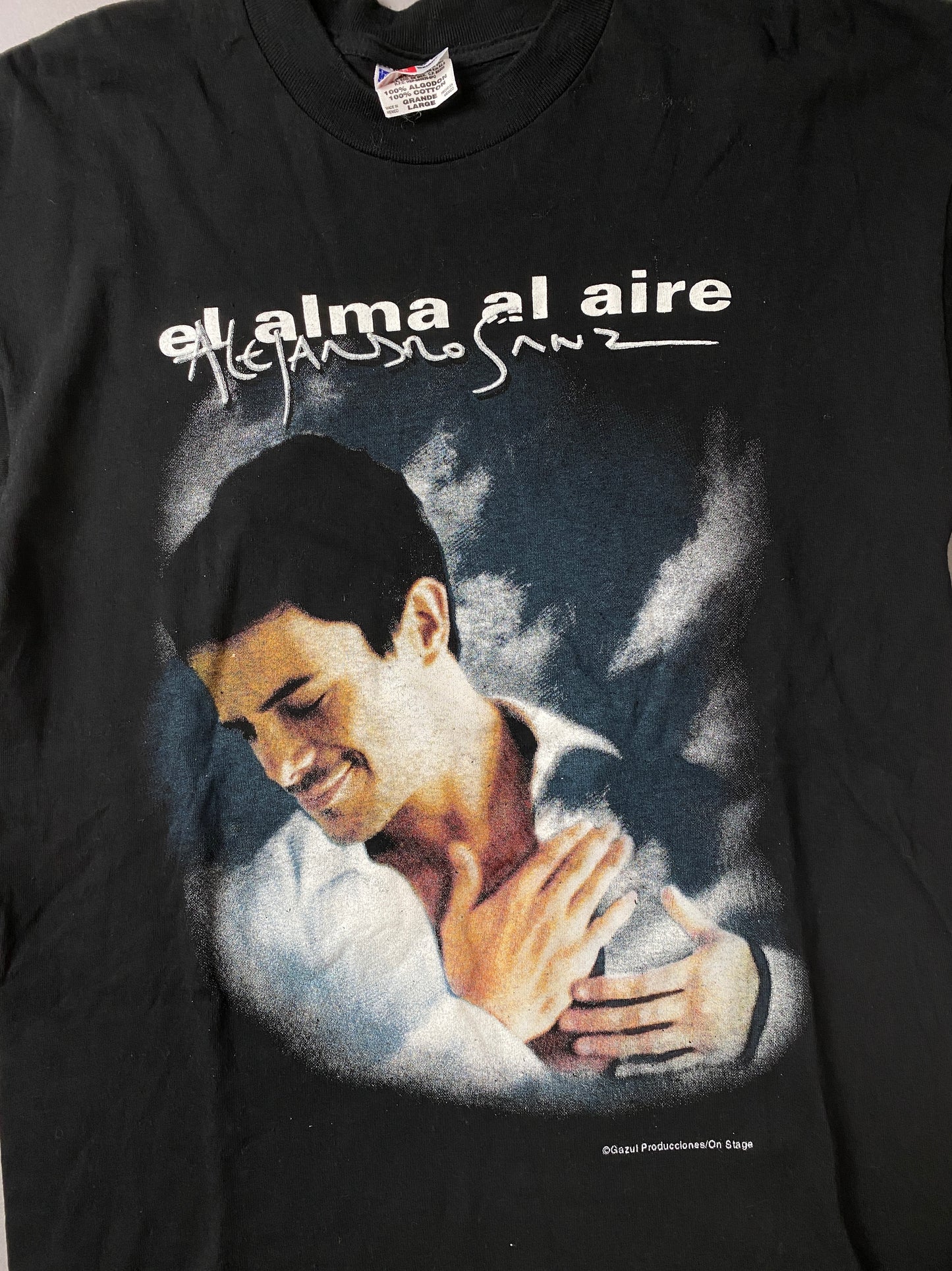 Alejandro Sanz 2000 Vintage T-shirt