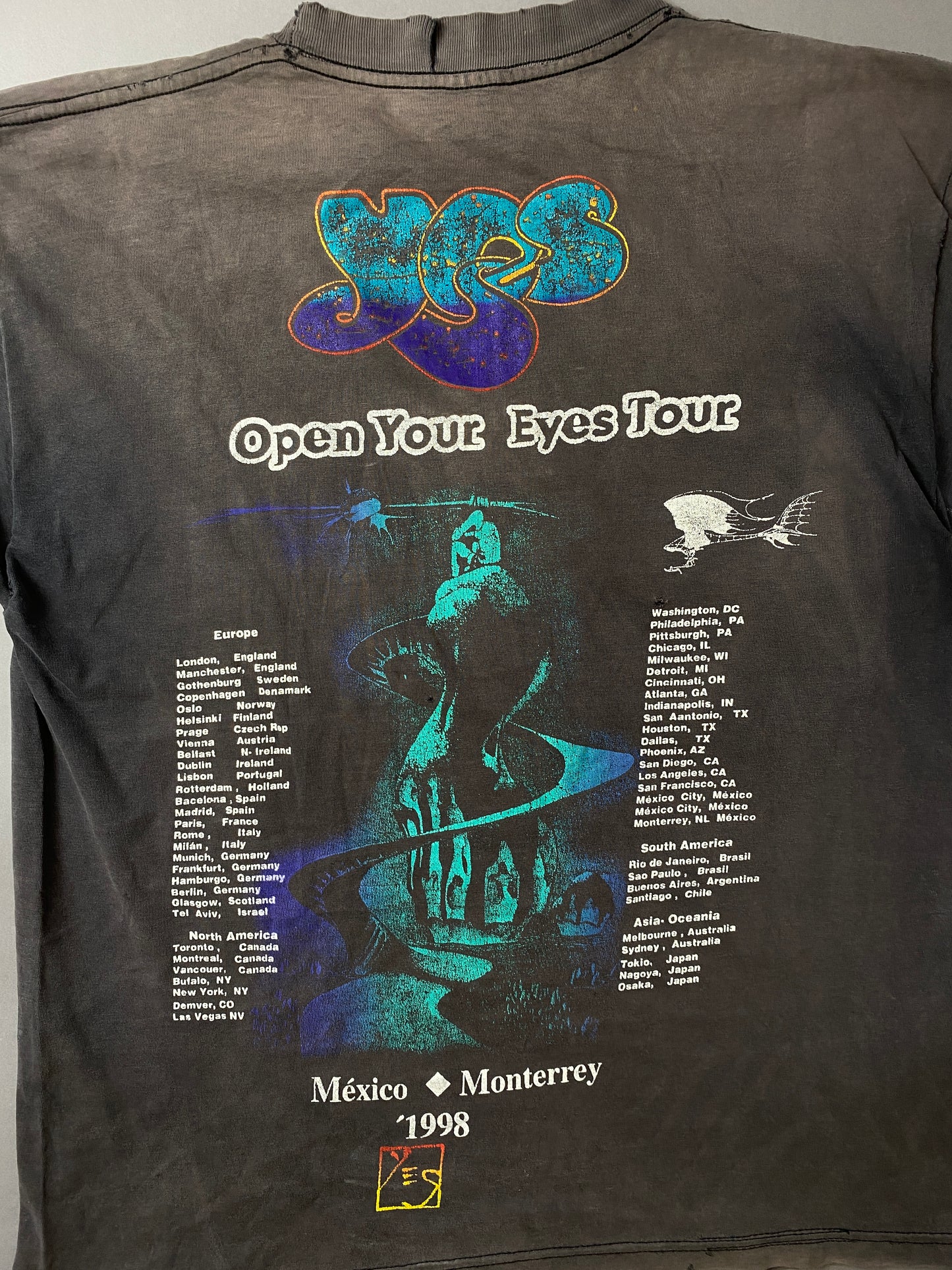 Yes 1998 Mx Tour Vintage T-shirt