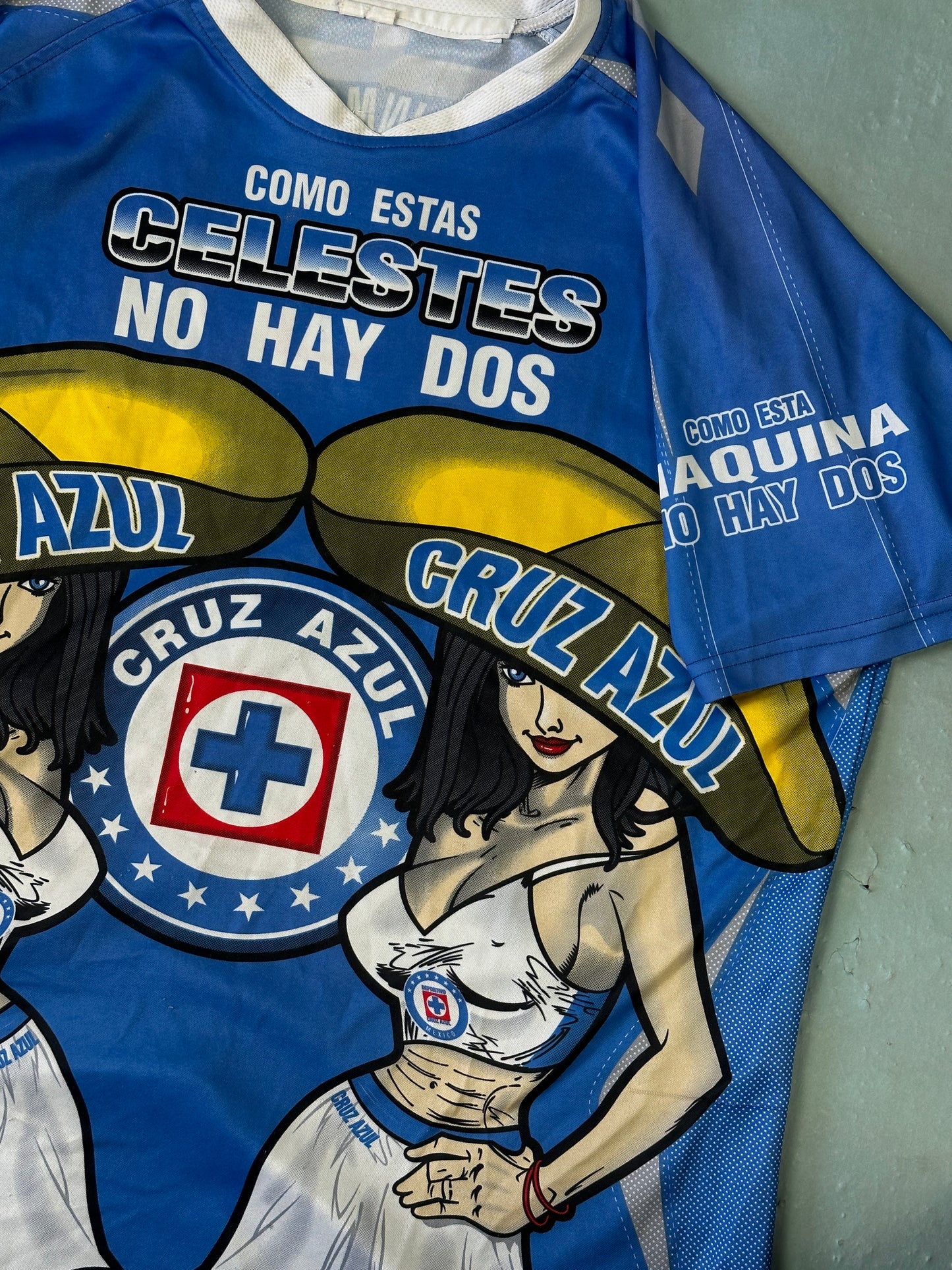 Cruz Azul Celestes Vintage Jersey