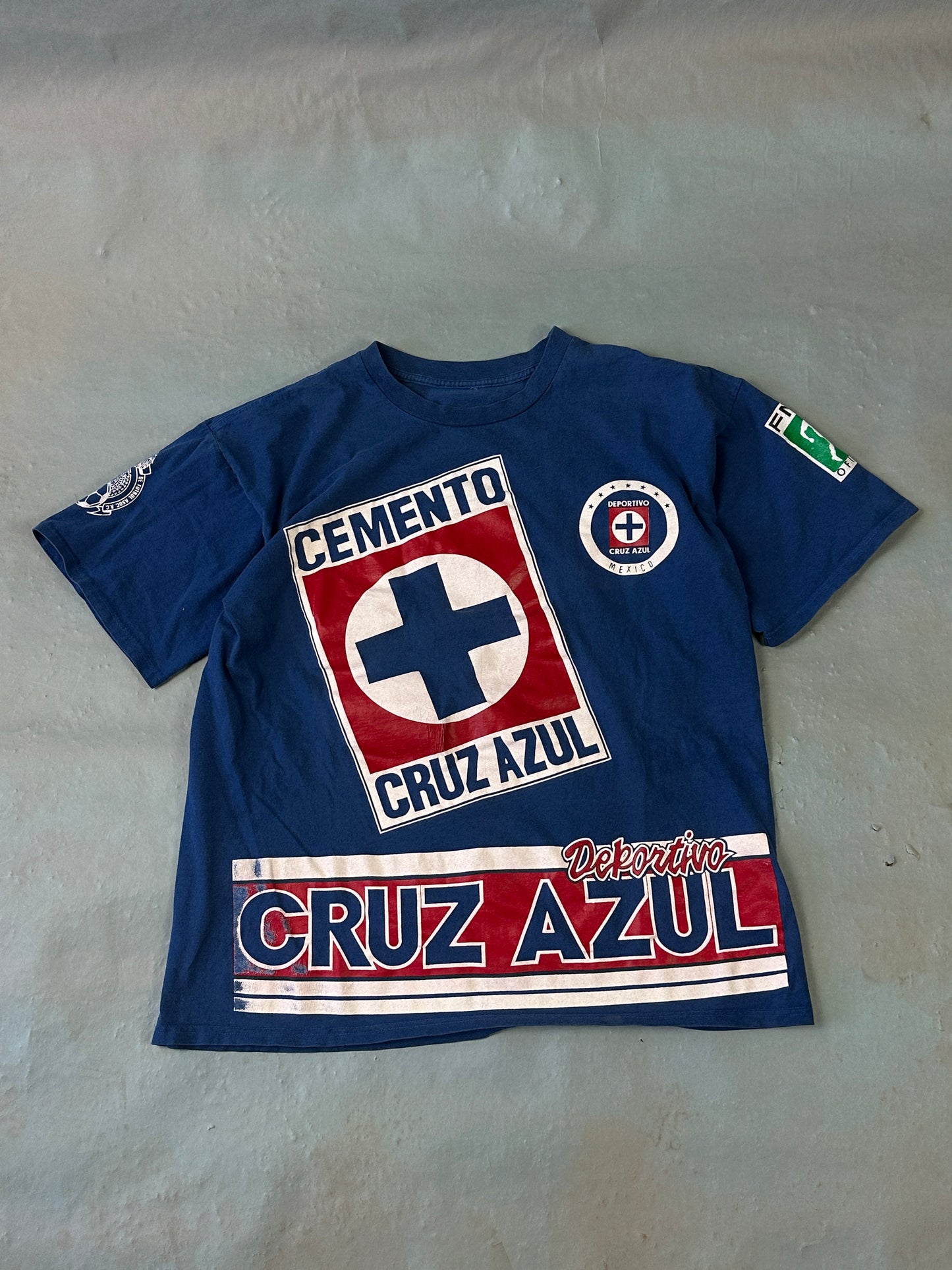 Playera Cruz Azul Vintage