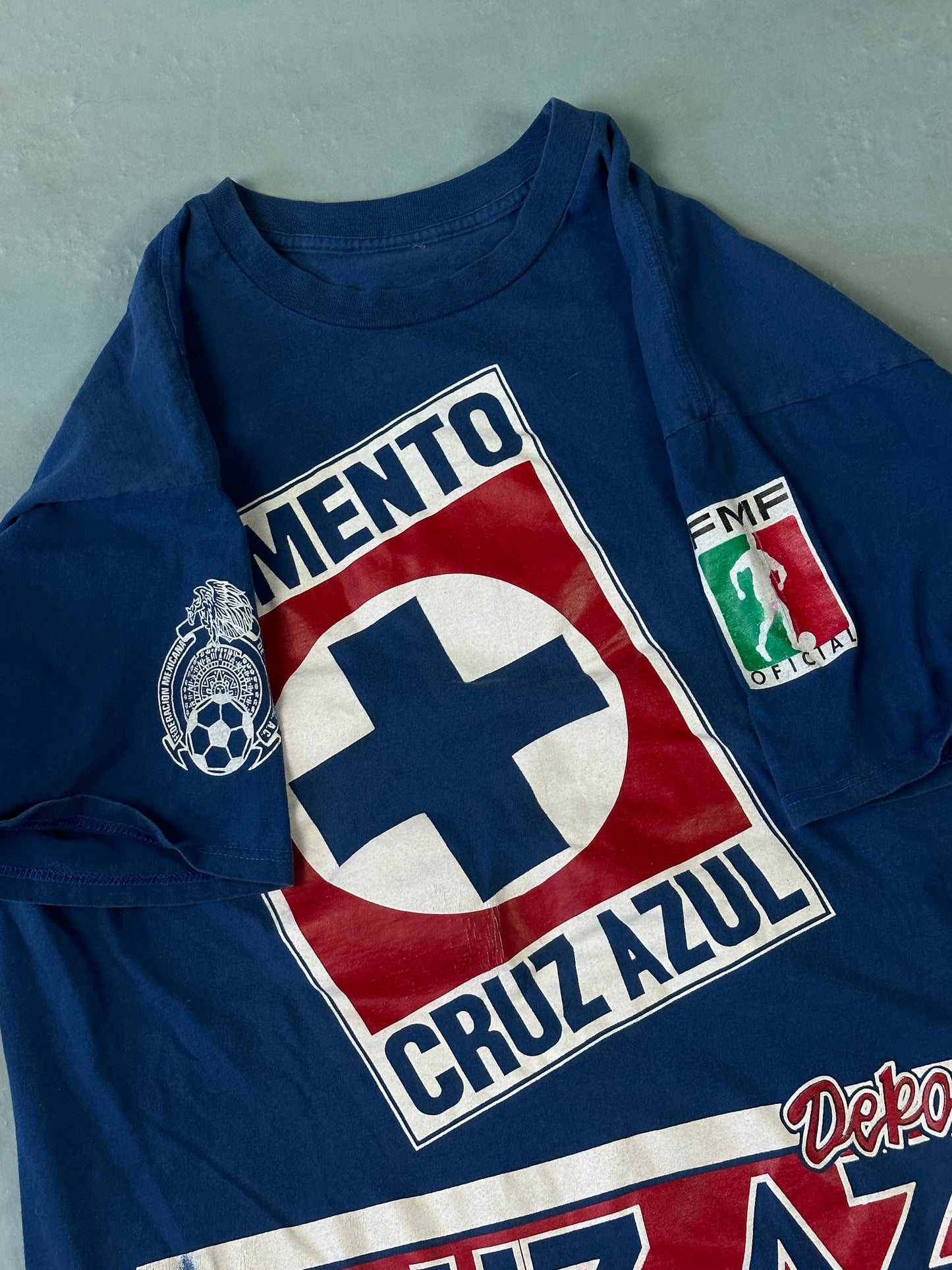 Playera Cruz Azul Vintage
