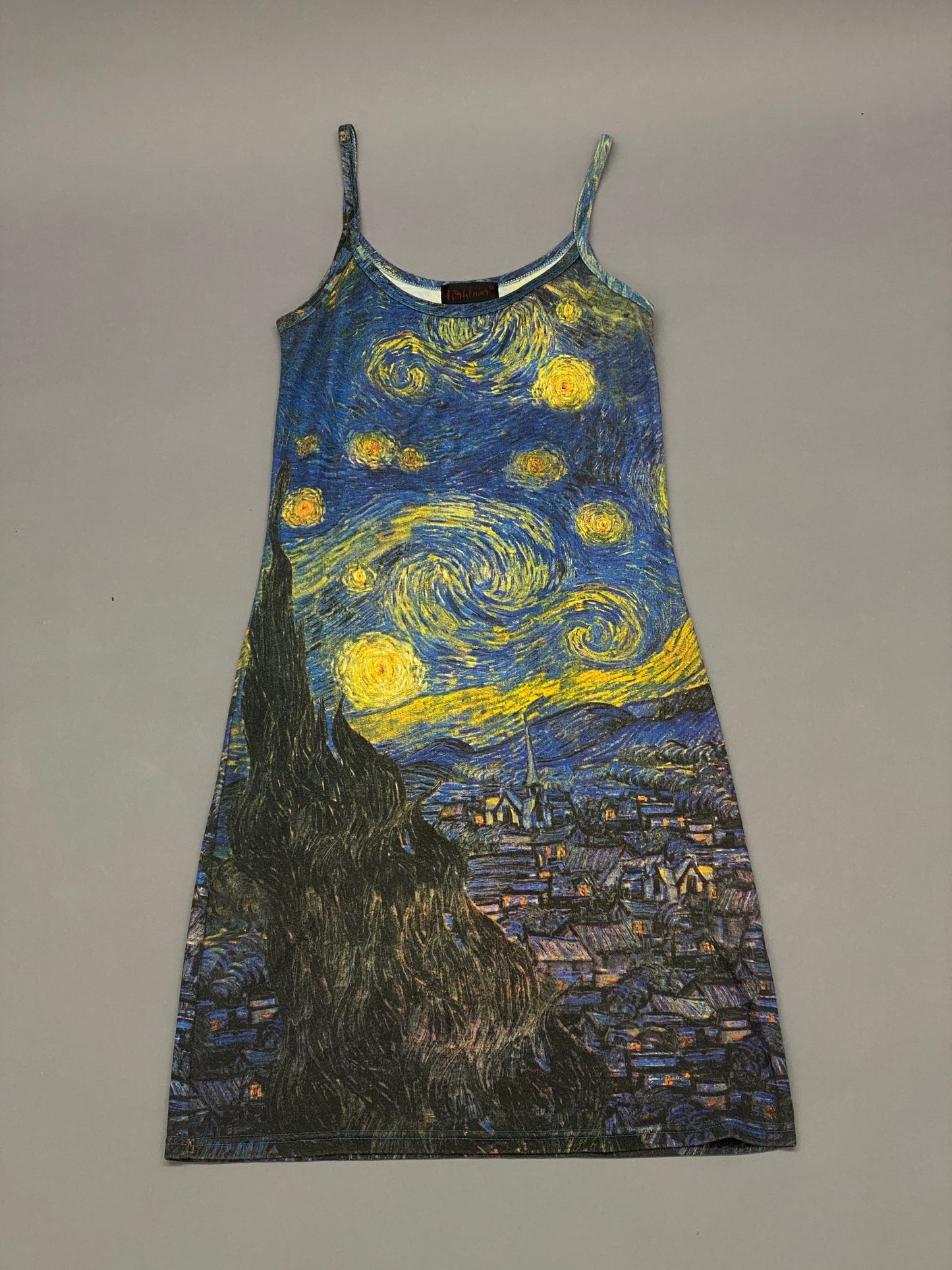 Vestido Van Gogh Noche Estrellada Y2K