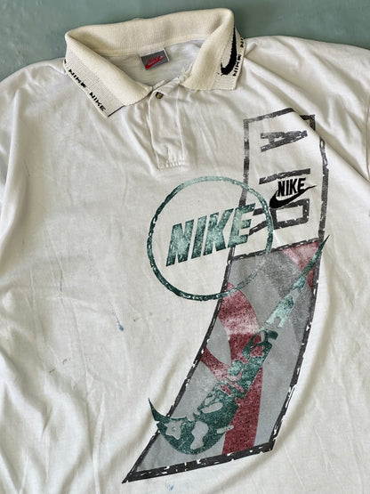 Nike Tennis Vintage Polo Shirt - M