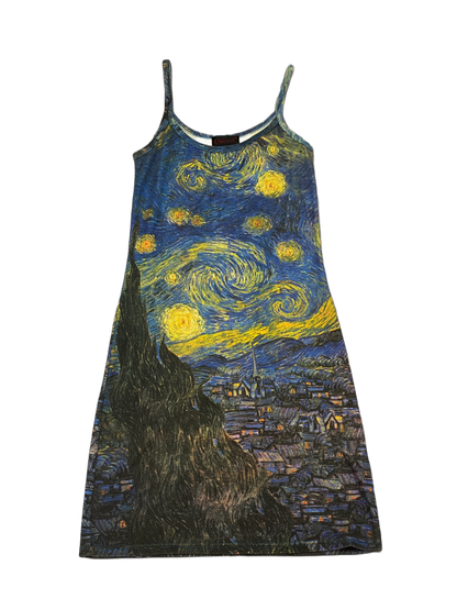 Van Gogh Starry Night Y2K Dress