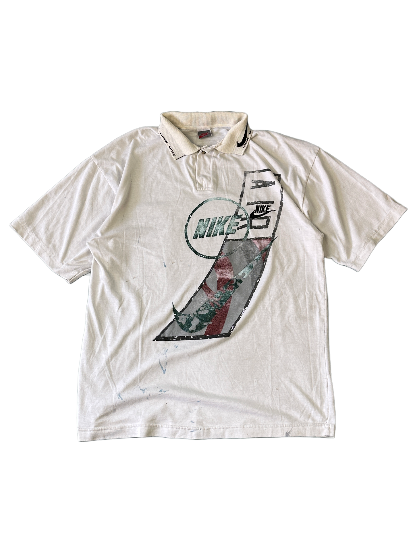 Nike Tennis Vintage Polo Shirt - M