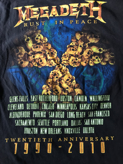 Playera Megadeth Tour 2010