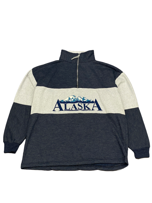 Alaska Vintage Half Zip Sweatshirt