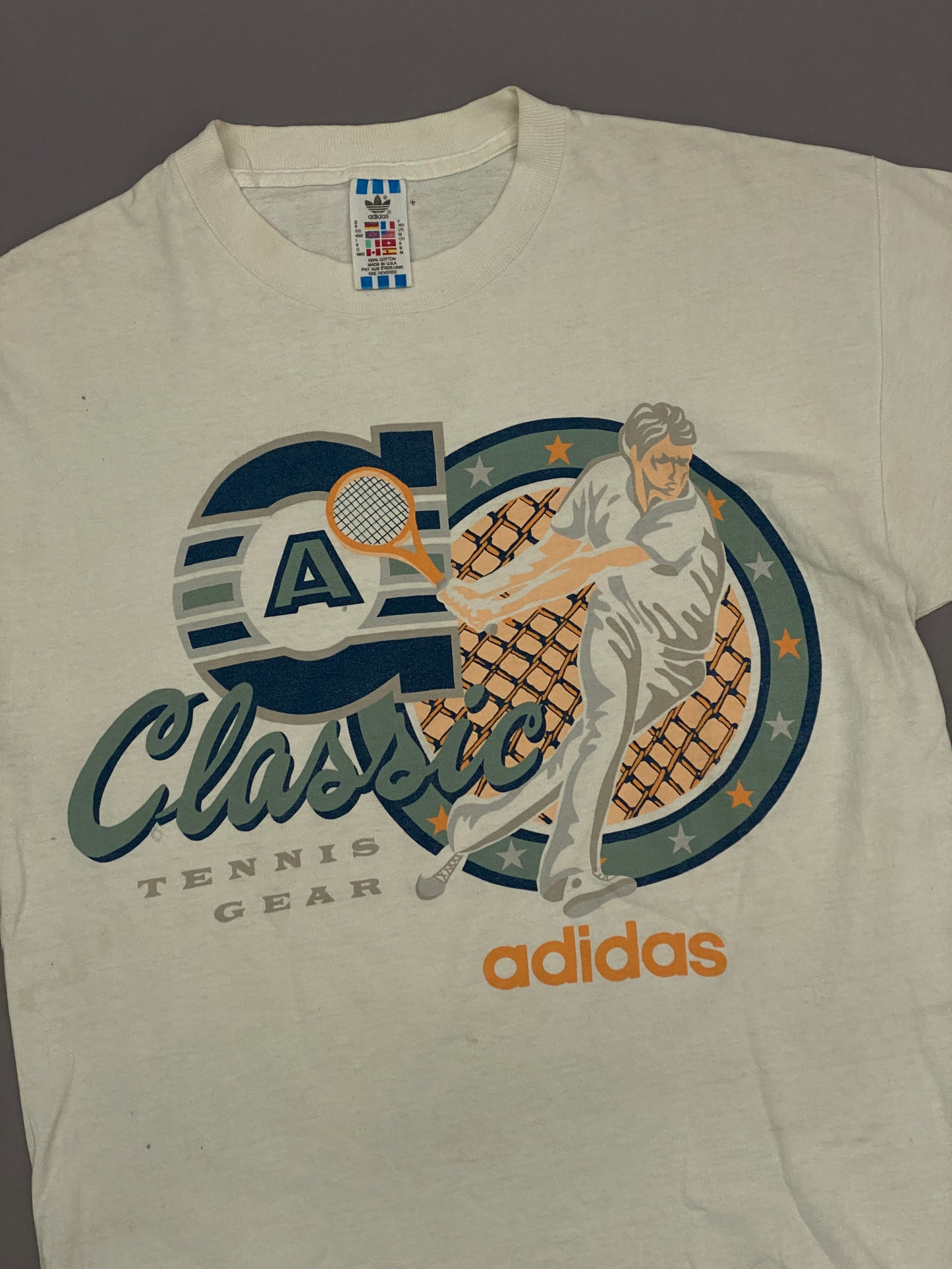 Playera Adidas Tennis Vintage