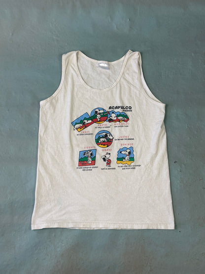 Tank Top Snoopy  Vintage - L