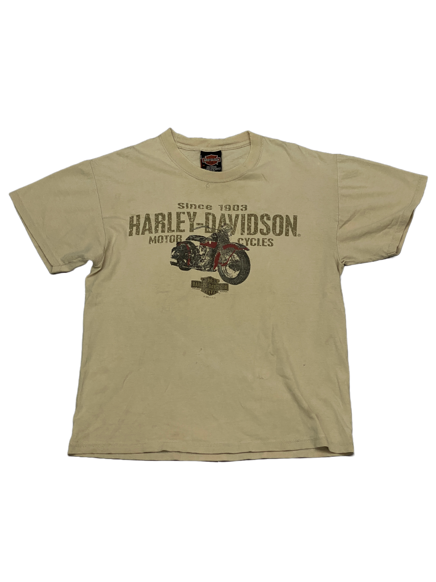 Playera Harley Davidson 2001